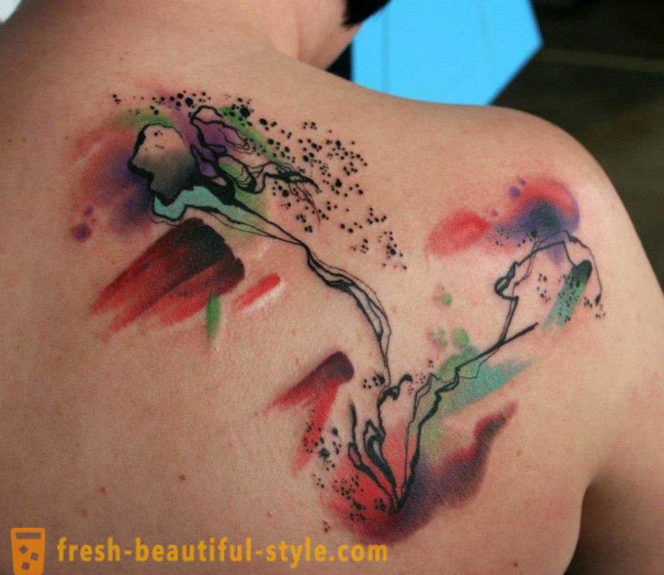 Abstract tetovējums: definīcija, pieteikums vietas izvēli un svaigas idejas.