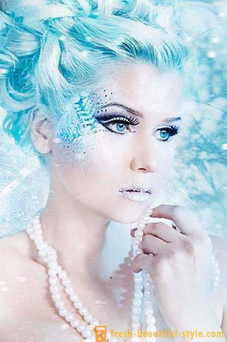 Grims Sniega karaliene: iespējas, grima un foto