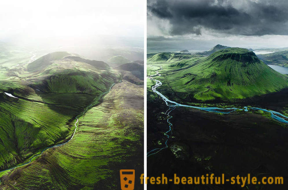 Islande Aerial view