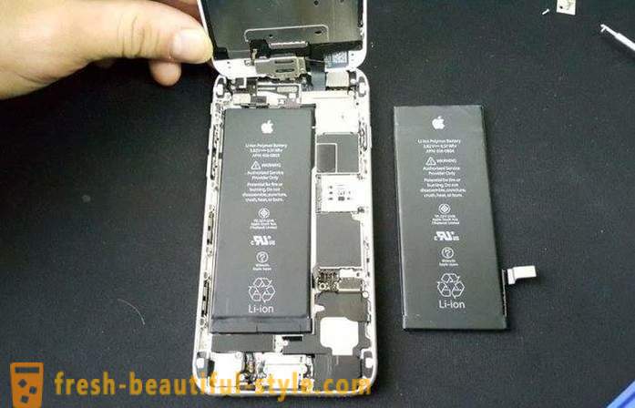 Visi iPhone 6, un vēlāk, Apple nomainiet akumulatoru, lai blakus neko