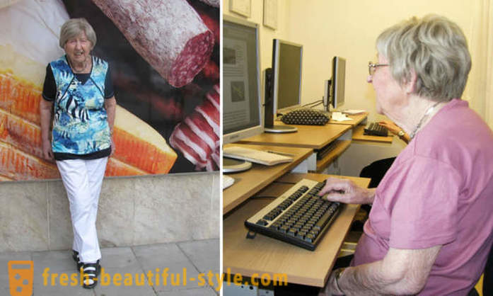 106 gadus vecs Dagny Karlsons no Zviedrijas - Par pāraudzis sieviešu blogger