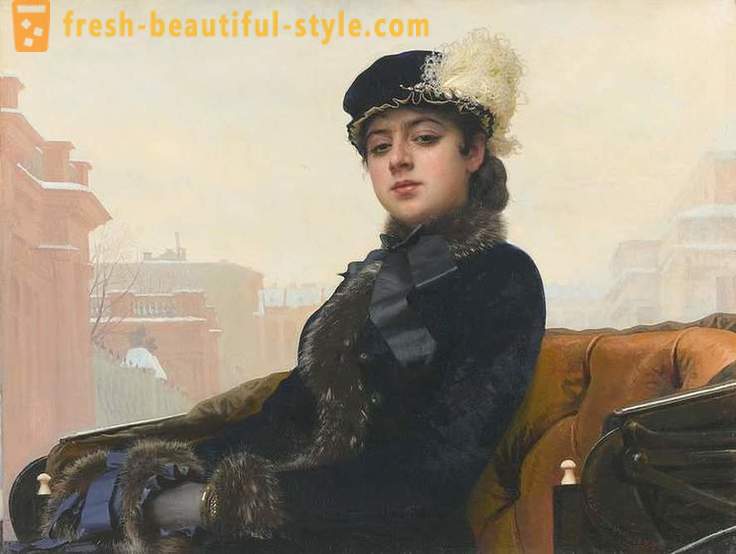 Kurš bija sievietes attēlots slavenā gleznām krievu mākslinieku