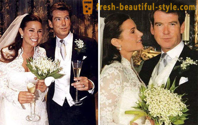Pierce Brosnan un viņa sieva svinēja savu sudraba kāzas