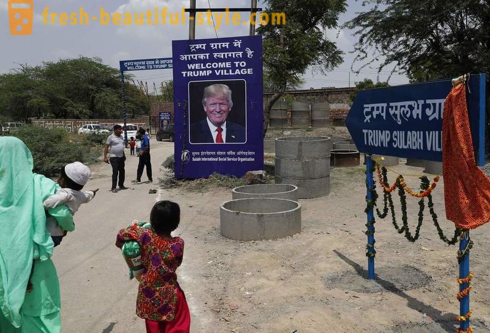 Village tiks nosaukts pēc Trump apmaiņā pret tualetēm