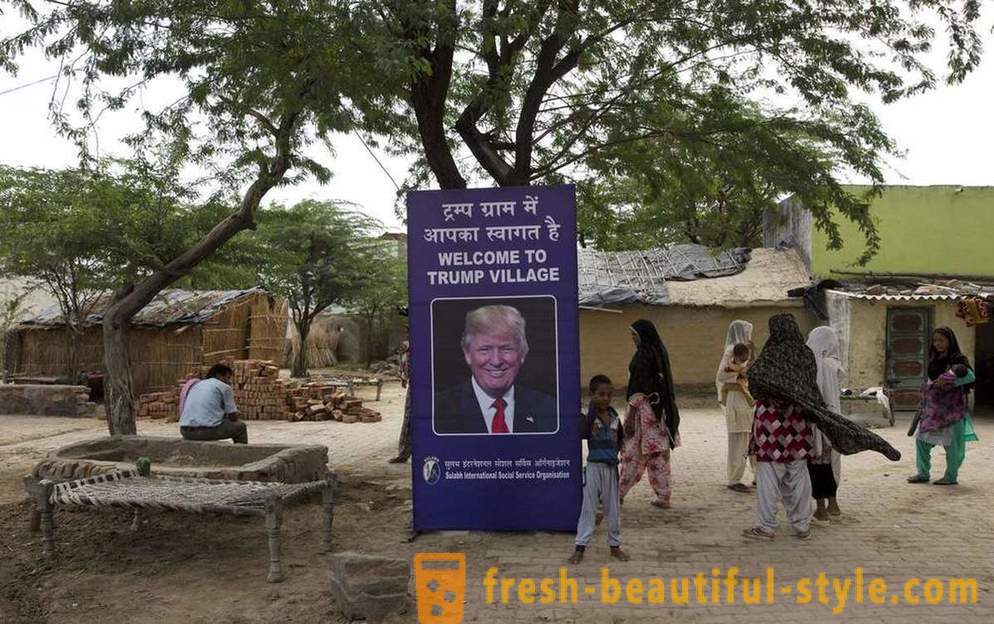 Village tiks nosaukts pēc Trump apmaiņā pret tualetēm