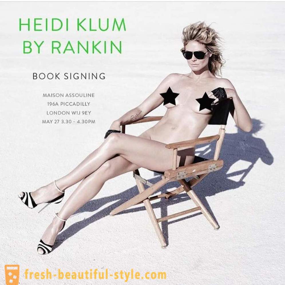 Heidija Kluma attīrīta leju vaļsirdīgs photoshoot