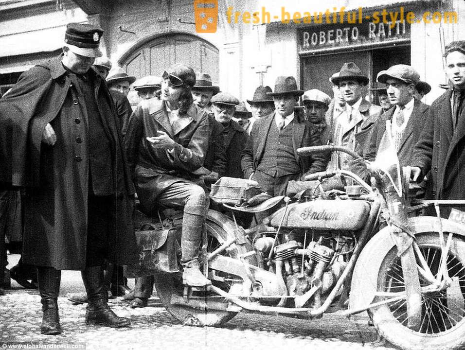 Indiana Jones svārki: pirmā sieviete braukt ap 80 valstīm 1920.gadā
