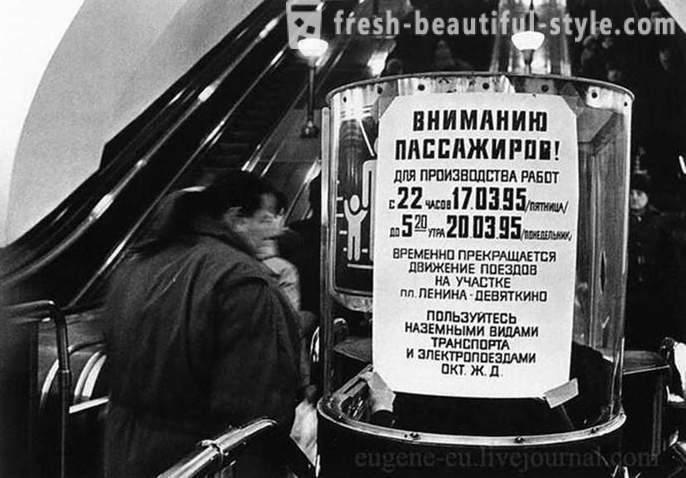 Liels erozija: 1970. gadā gandrīz applūst Ļeņingradas metro