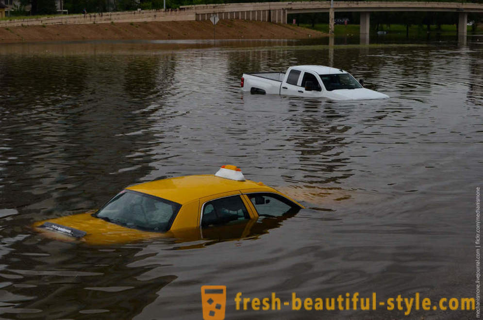 Historic plūdi Houston