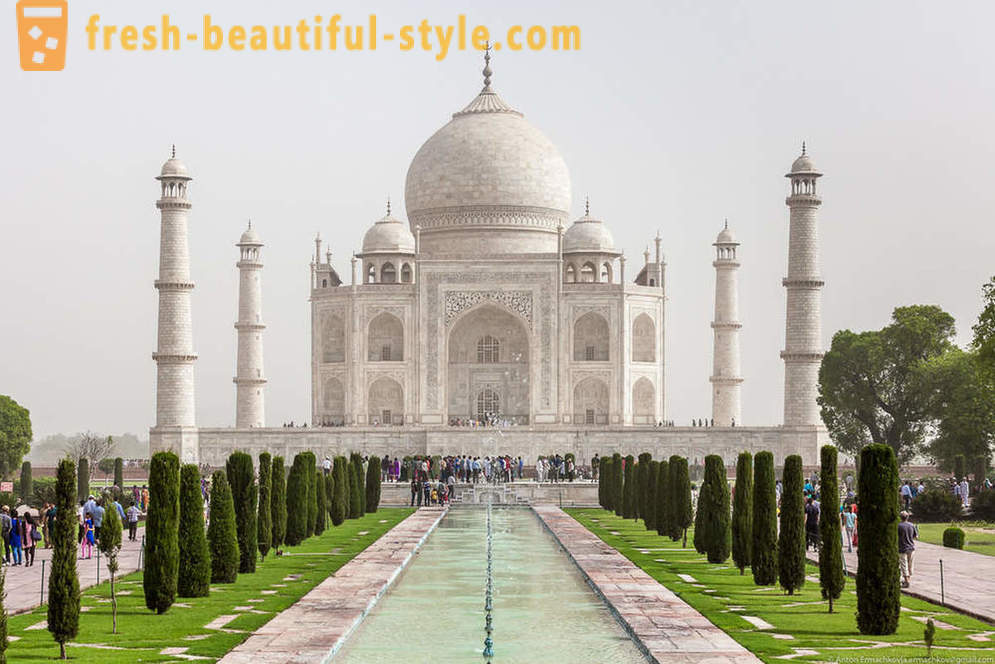 Īsa apstāšanās Indijā. Neticami Taj Mahal