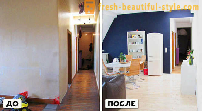 20 istabas, pirms un pēc tam, kad tas bija dizainers