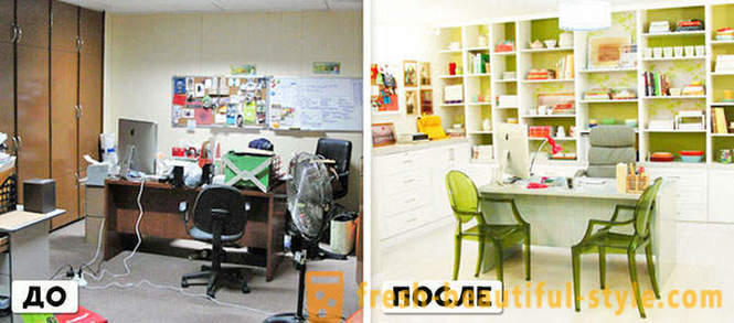 20 istabas, pirms un pēc tam, kad tas bija dizainers