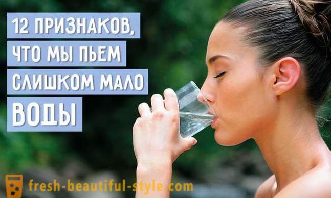 12 pazīmes, ka mēs dzeram pārāk maz ūdens