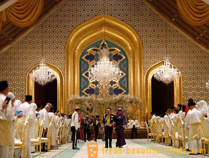 Luxury kāzas nākotnes sultāna Bruneja