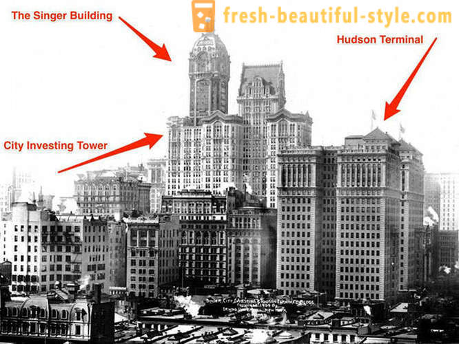 Skaista vecā ēka Ņujorkā, kas vairs nepastāv