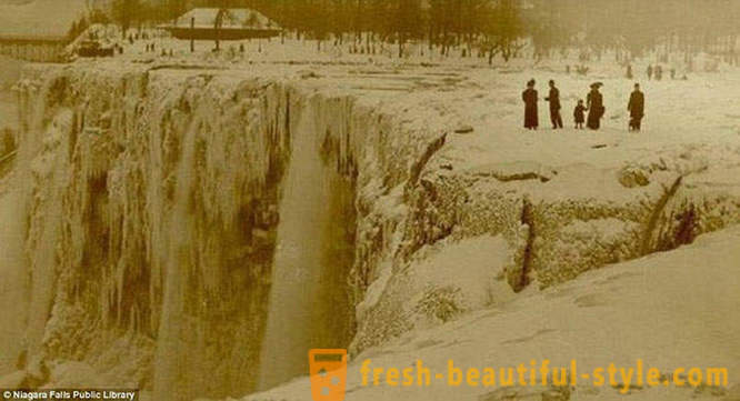 10 aizraujoši bilde sasaldēti Niagara Falls