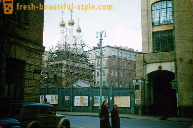Maskava, 1956, fotogrāfijās no Jacques Dyupake