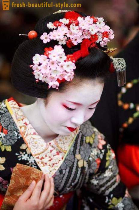 Japāņu frizūras meitenēm. Tradicionālā japāņu frizūra