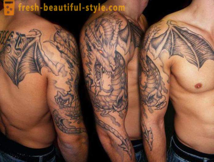Tetovējums uz viņa apakšdelma - izvēle stipriem vīriešiem
