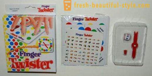 Izklaide bērniem un pieaugušajiem - Finger Twister. spēles noteikumi