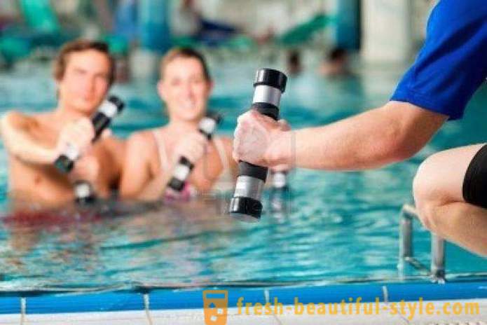 Ūdens aerobika svara zudums - viegls veids, kā kļūt par slim un skaista!