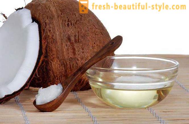 Kokosriekstu eļļa: izmantot dabisko ādas un matu